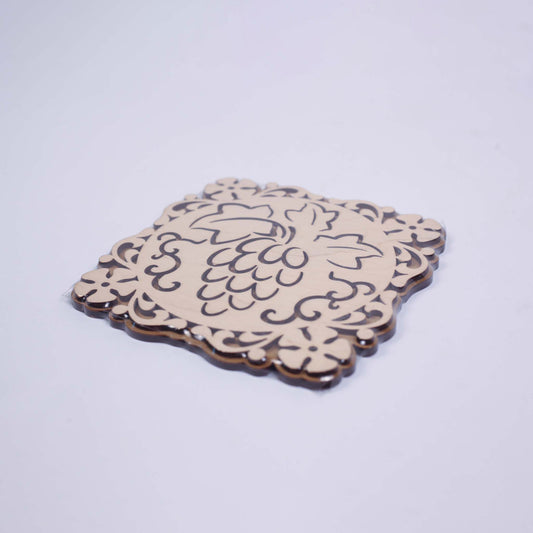 Square Kitchen Coaster for Hot Dishes "Grape"