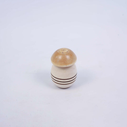 Salt Shaker with a Beige Mushroom-shaped Lid (small)