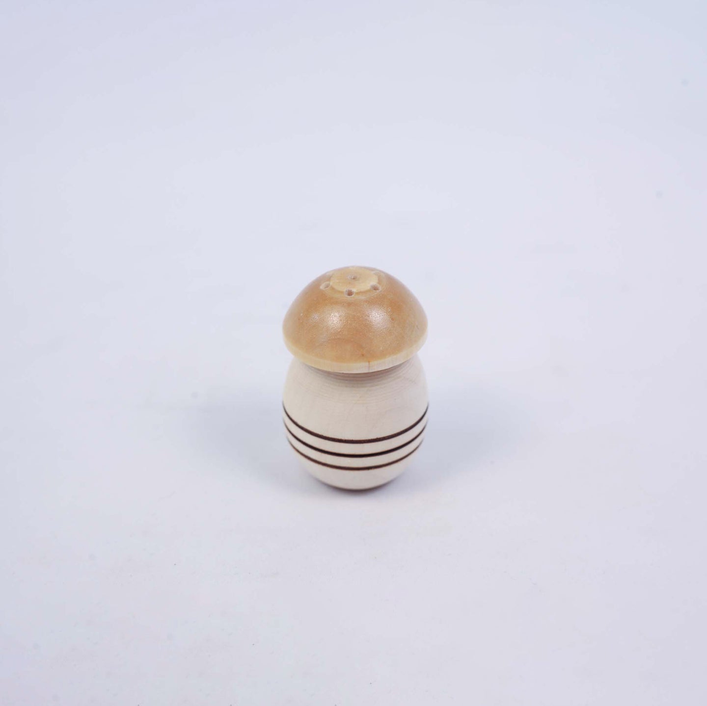 Salt Shaker with a Beige Mushroom-shaped Lid (small)