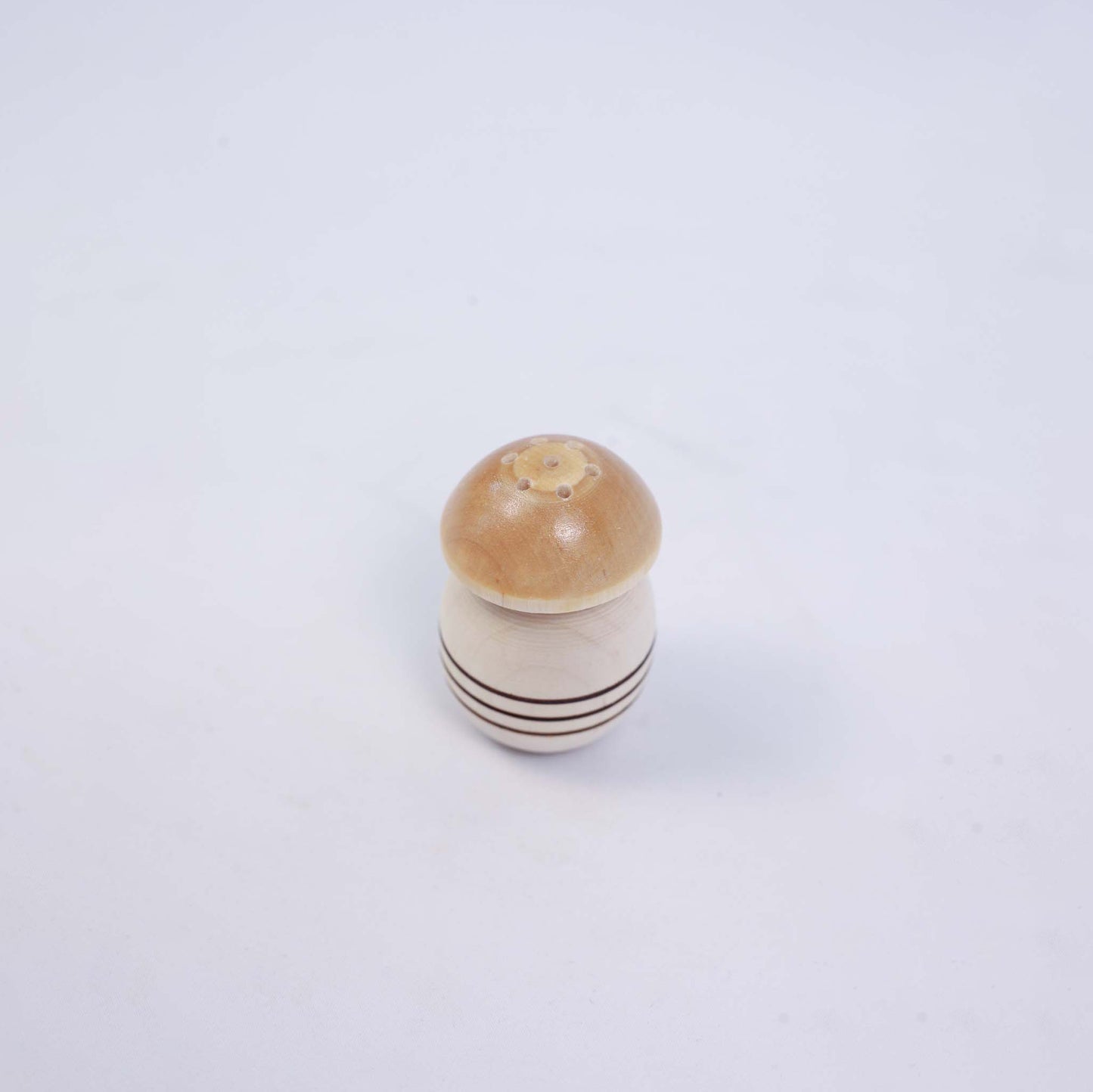 Salt Shaker with a Beige Mushroom-shaped Lid (small)