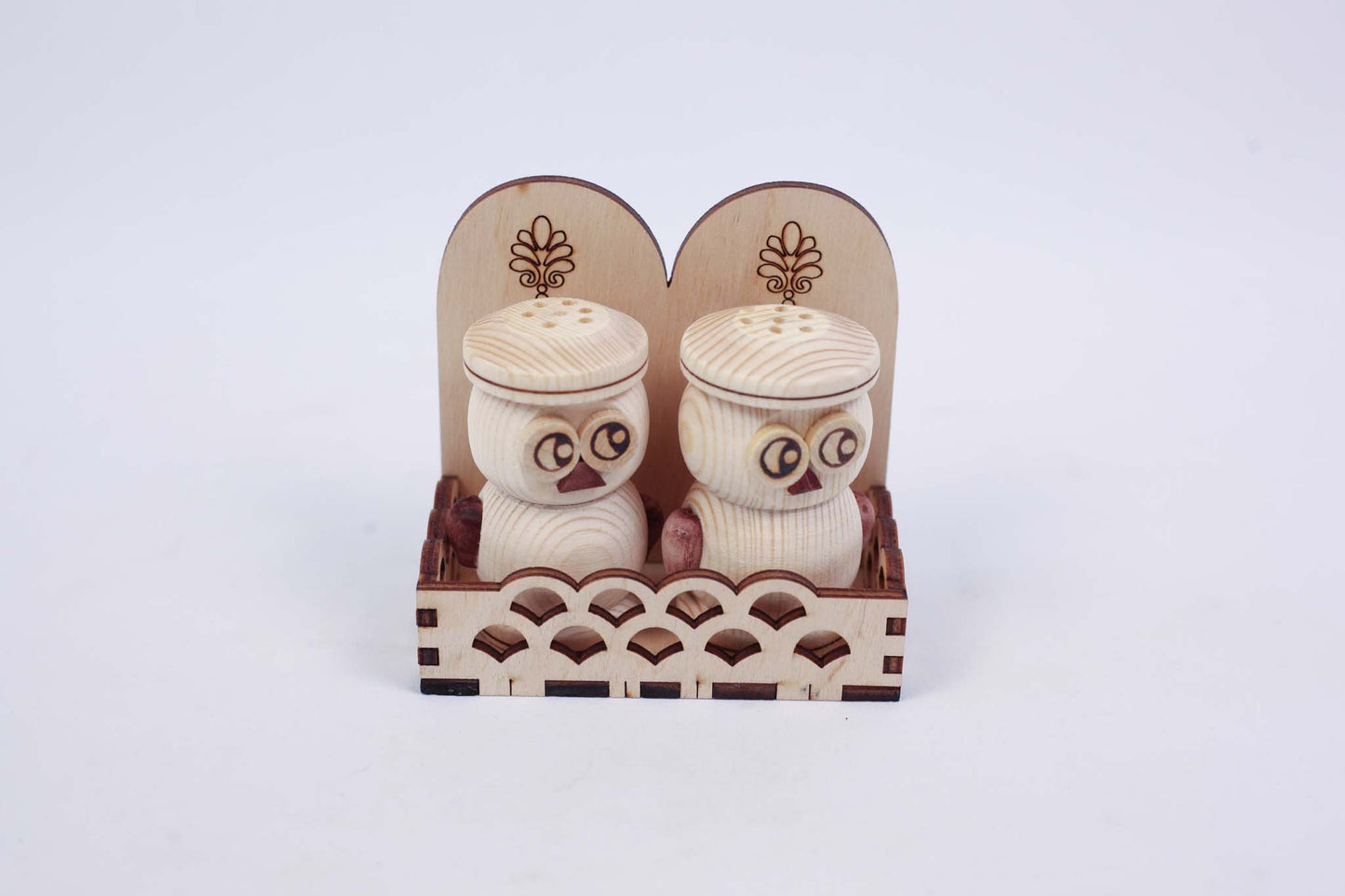 Two Small Salt Shakers (set with owls)