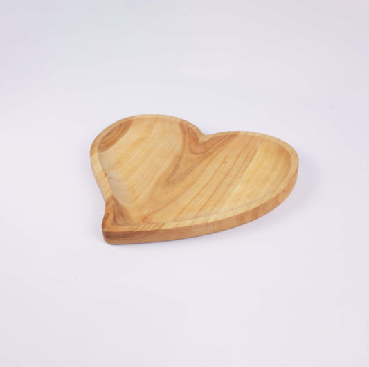 Wooden Platter "Heart"