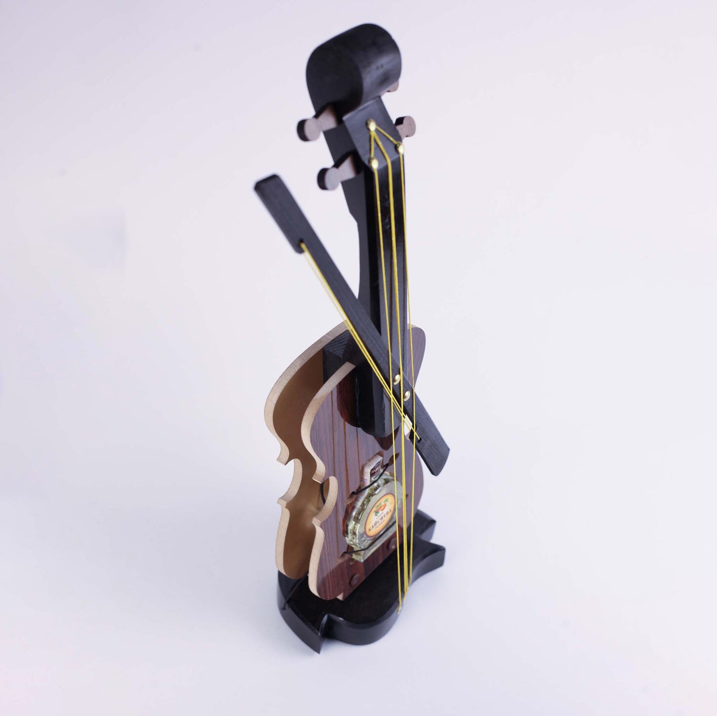 Small Wooden Violin with Rakia